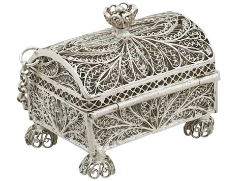 russian metal storage box|Russian Silver Box .